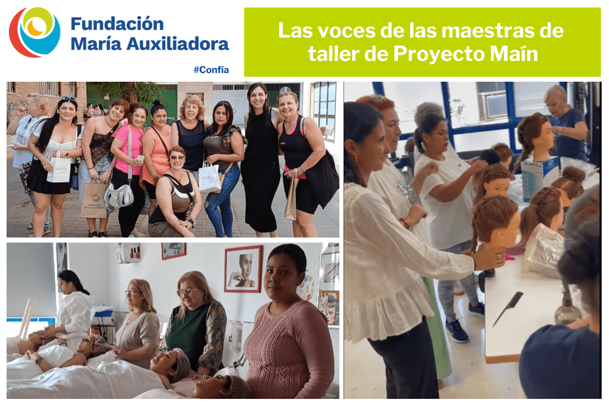 Las voces de las maestras de taller de Proyecto Maín